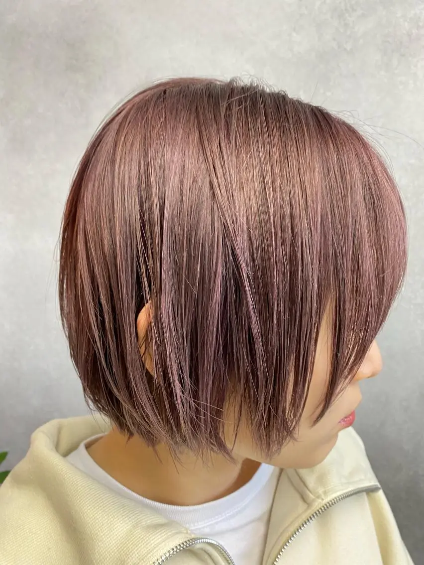 ミディアム 梶浦 颯のヘアスタイル