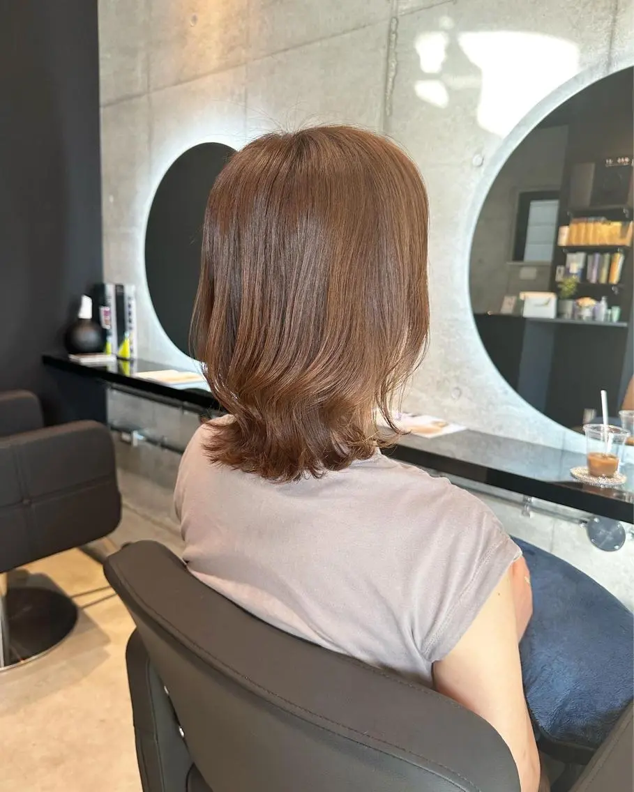 ミディアム 坂元 智信のヘアスタイル