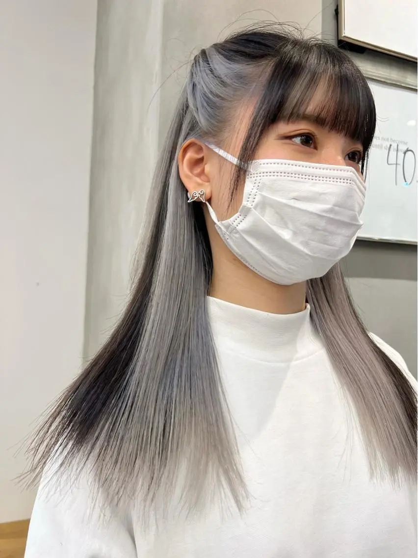 セミロング カット ヘアカラー トリートメント ♡可愛い艶髪特化♡ 艶髪先生のヘアスタイル