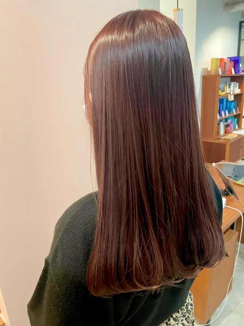 ロング カラー ヘアアレンジ REONA🪽✨薬院 レイヤーカット🫧のヘアスタイル