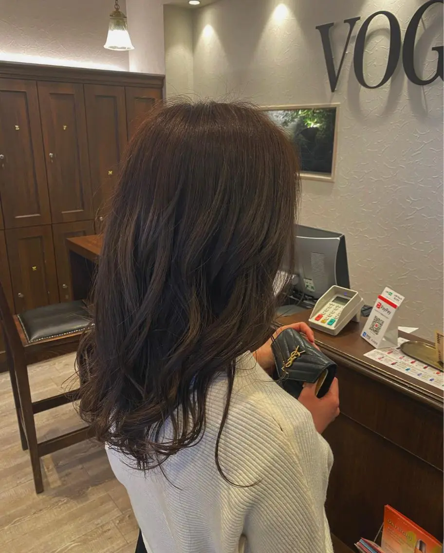 セミロング 外国人風カラー 池田 健汰のヘアスタイル