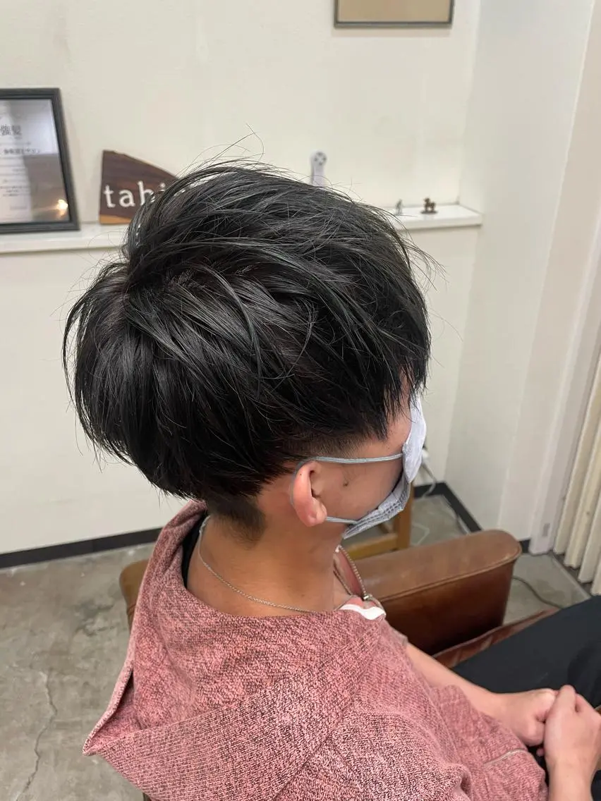 ショート カラー メンズ 北川 智海のヘアスタイル