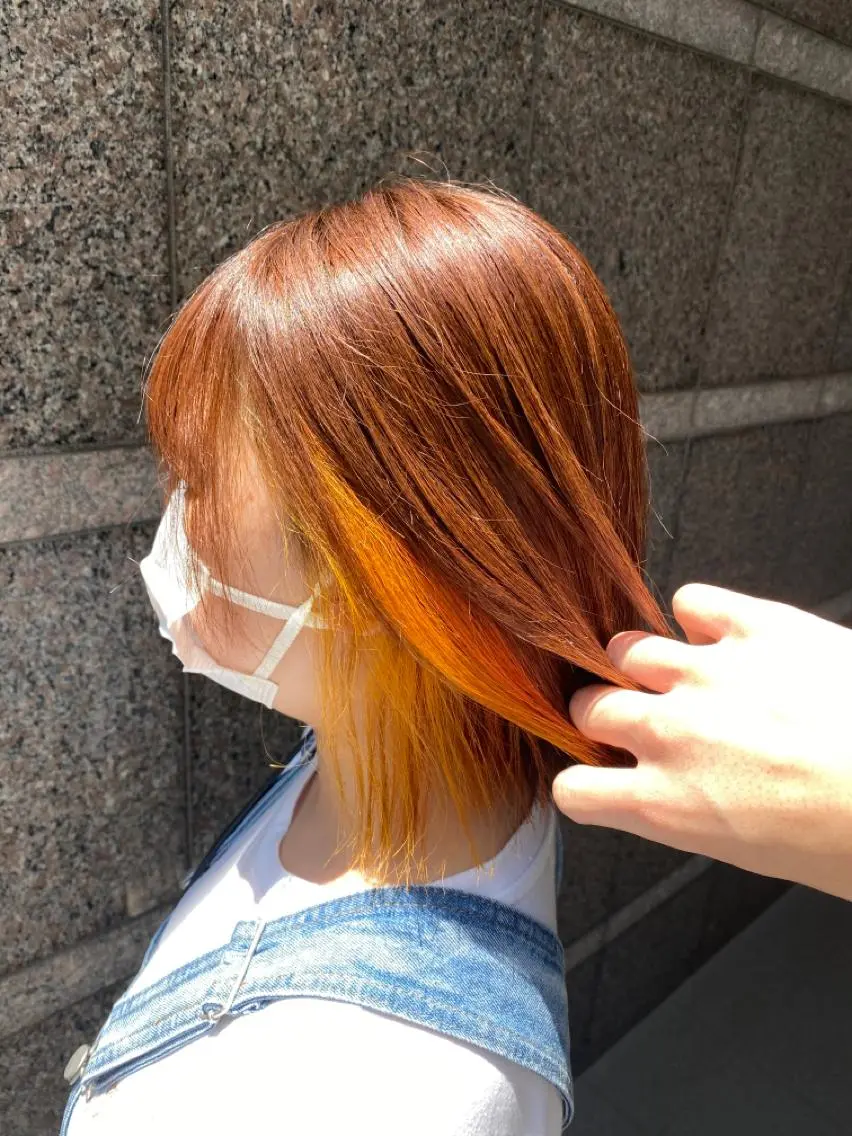 ショート カラー カット ヘアカラー 美髪改善・レイヤー tadasuke⭐️のヘアスタイル