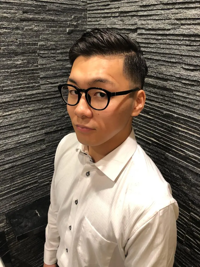 ショート パーマ メンズ 木村 りきのヘアスタイル