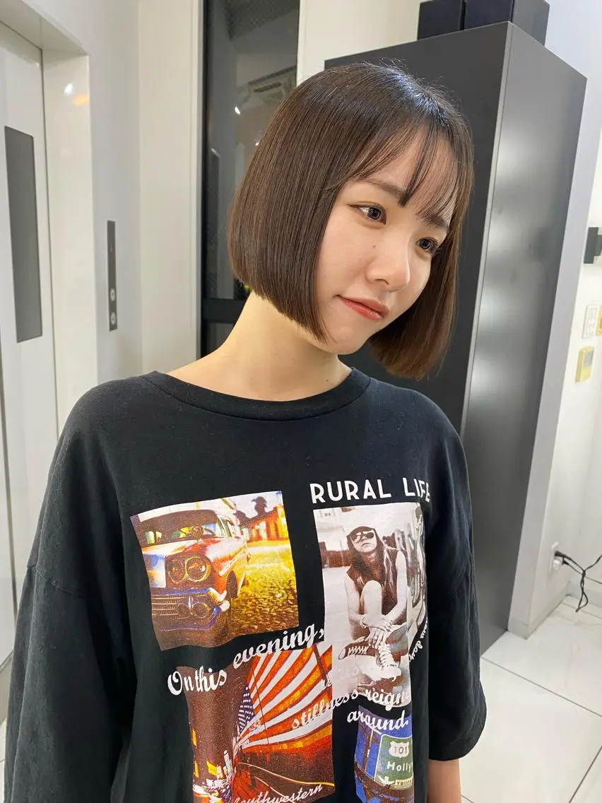 ミディアム SHACHU ayamiのヘアスタイル