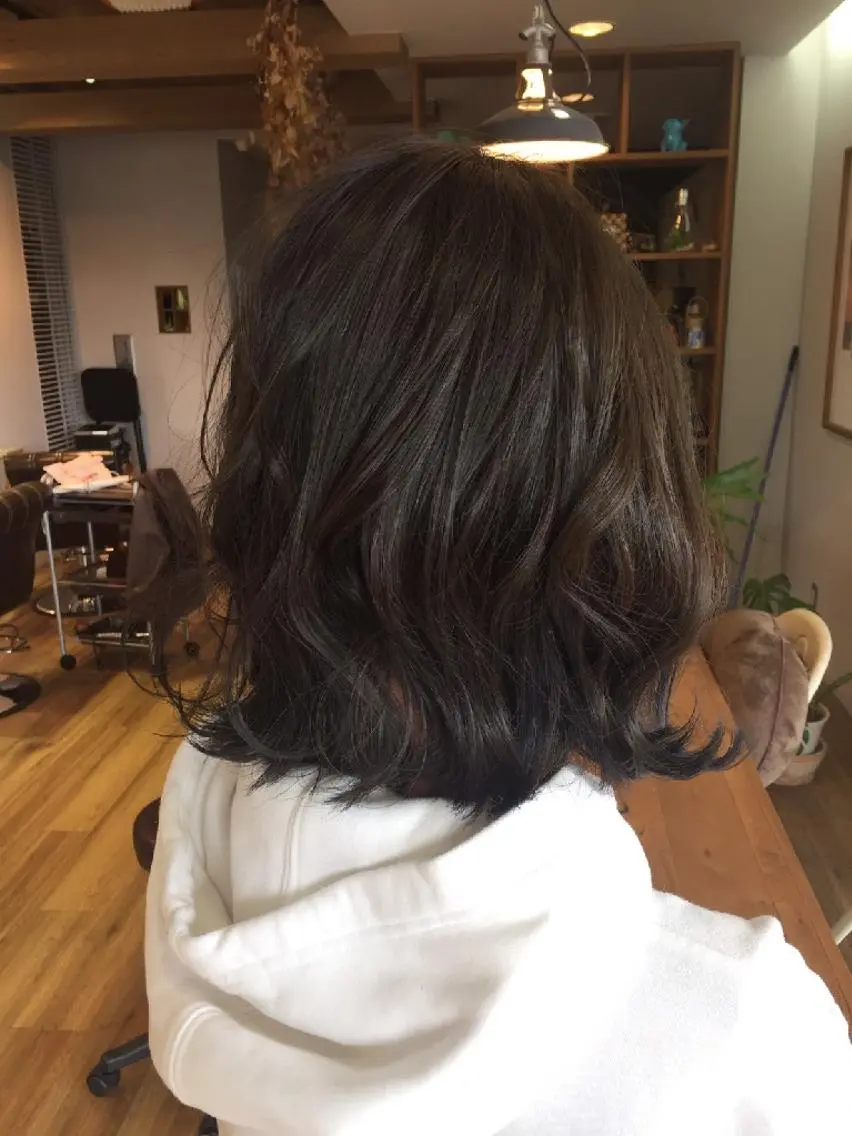 カラー 透明感カラー 堀 望美のヘアスタイル