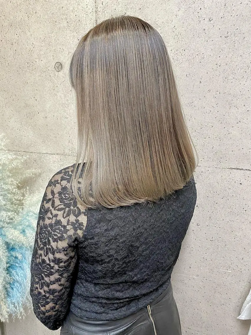 ミディアム カラー ヘアカラー トリートメント ⭕️ダメージレス特化 髪質改善🥇丸山憲人のヘアスタイル