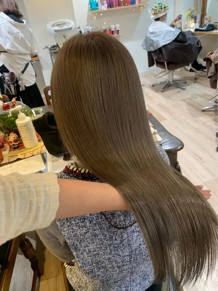 ロング ヘアアレンジ niconail 🧣ayu 📍烏山のネイルデザイン