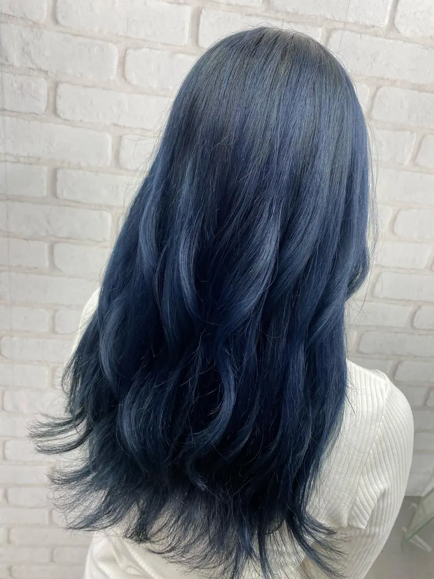 ロング カラー カット ヘアカラー トリートメント ブリーチカラー🫧 森　凪沙のヘアスタイル