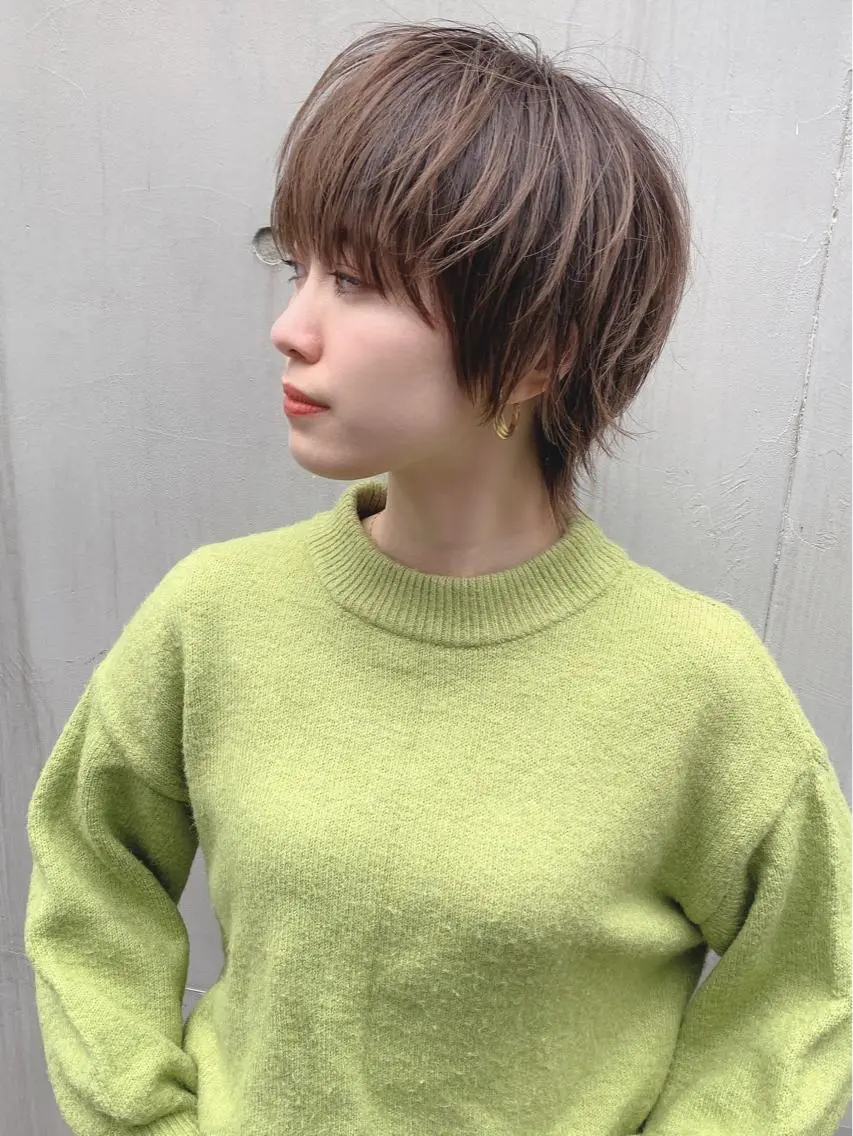 ショート 🎉骨格矯正カット ばば　としまさのヘアスタイル