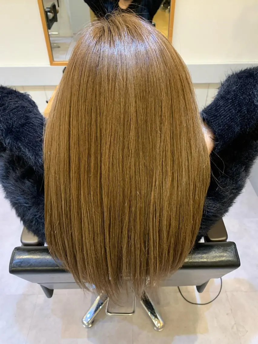 ロング カラー カット ヘアカラー 尾曲 晃直のヘアスタイル