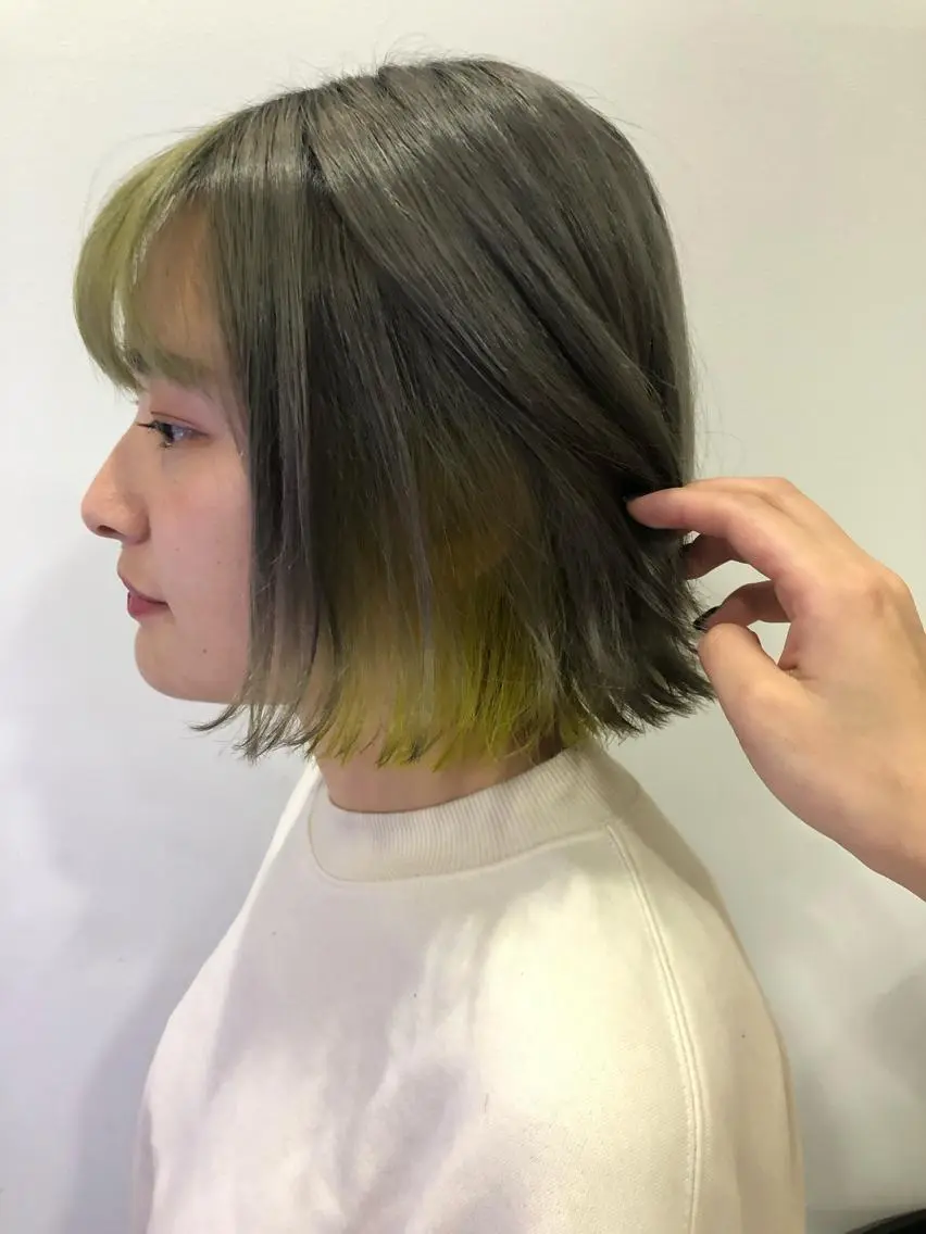 ミディアム カラー hina☺︎ 髪質改善/ストレートのヘアスタイル