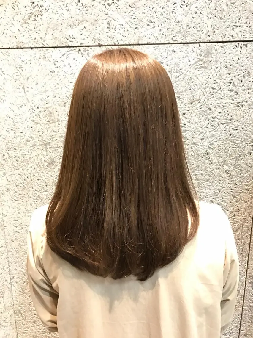 セミロング カット ヘアカラー トリートメント 🌿大内雅斗 🌿韓国ヘアのヘアスタイル