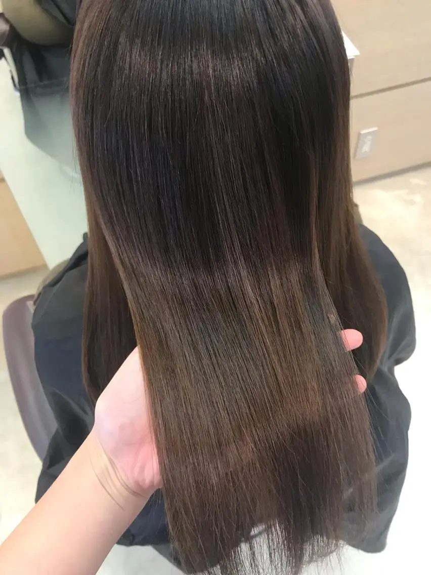ロング 髪質改善 トリートメント 酸熱トリートメント 顔まわり🤍小顔 カット🤍みさきのヘアスタイル