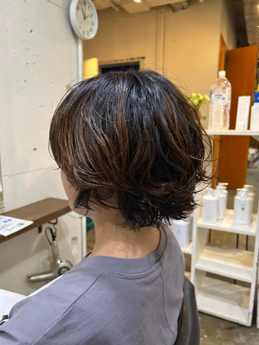 パーマ ナチュラル大人っぽい スタイル MAORIのヘアスタイル