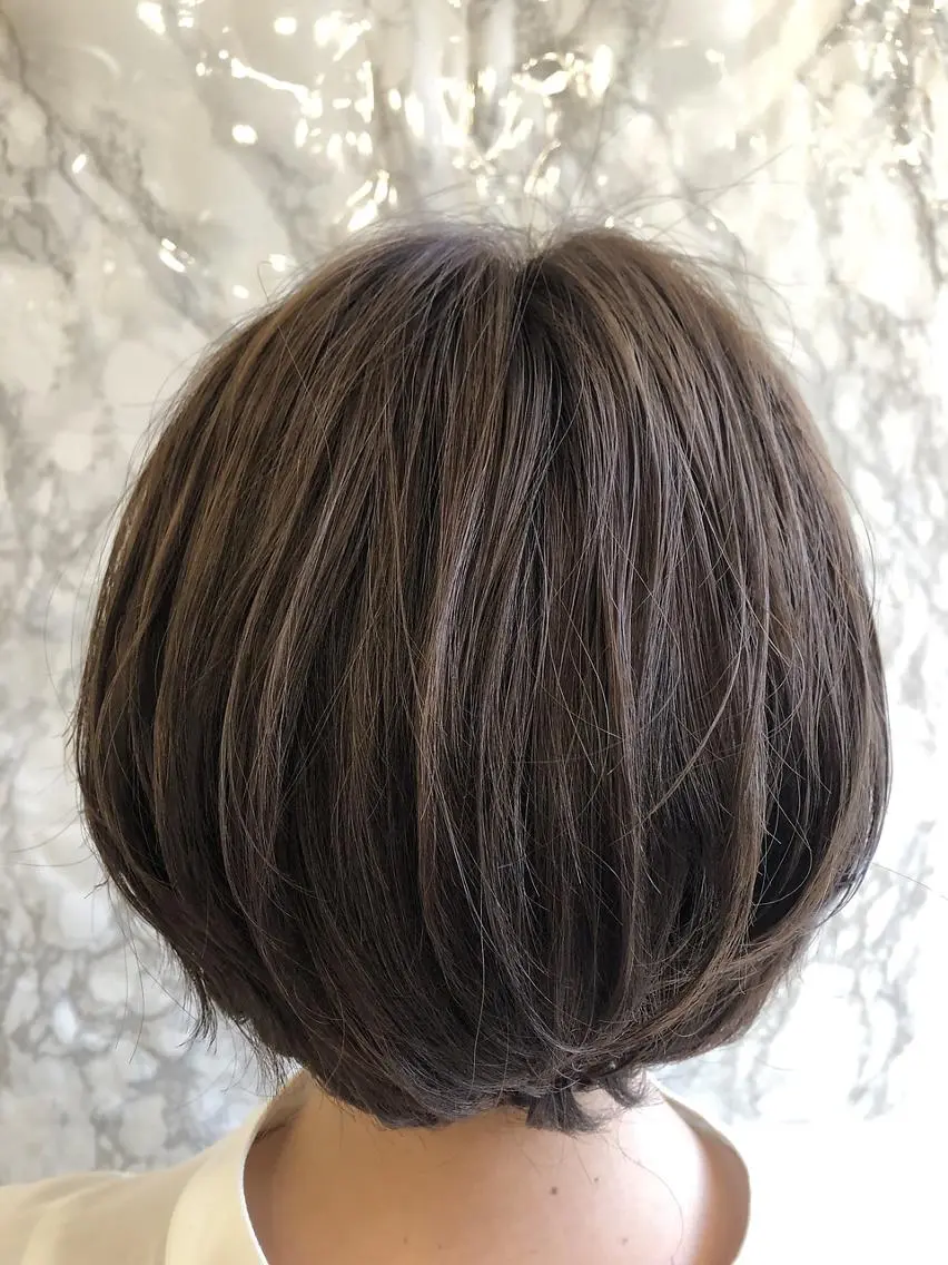 ショート ボブ カット パーマ トリートメント 髪質改善美容師🐥 艶だし職人/薄野大輔のヘアスタイル