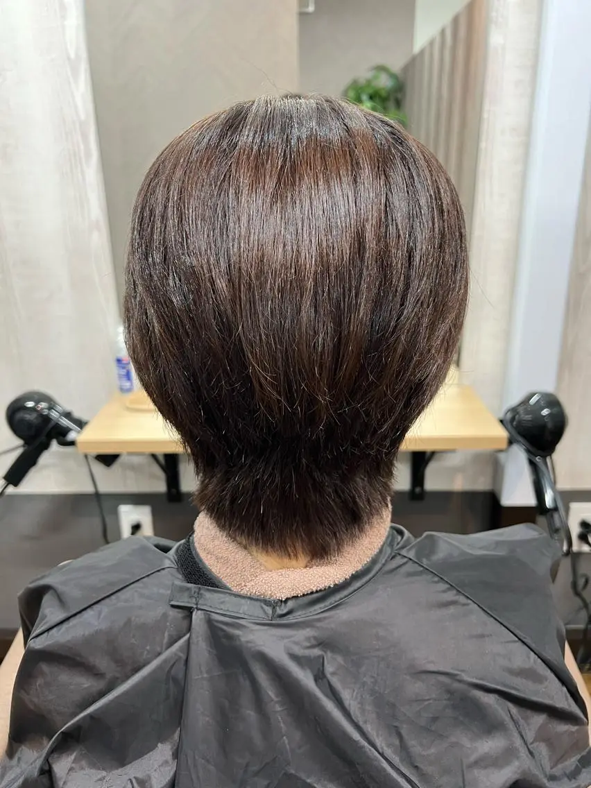 ミディアム カット ヘアカラー TELA HAIR 幕張本郷店 千尋のヘアスタイル