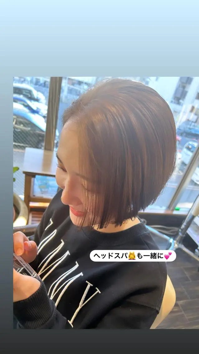 ミディアム カラー カット ヘアカラー トリートメント ヘアセット 🌸スタイリスト 山浦美恵のヘアスタイル