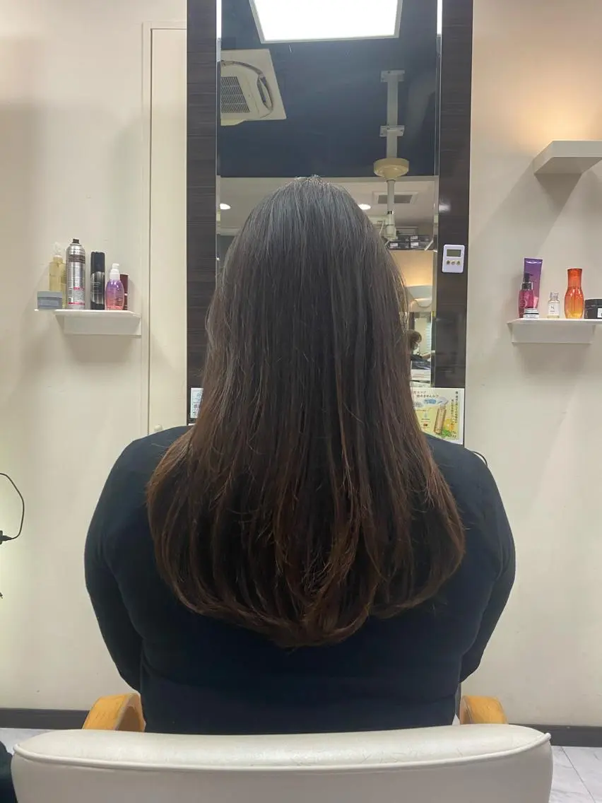 ロング レイヤーカット シャギー 目黒 碧人のヘアスタイル