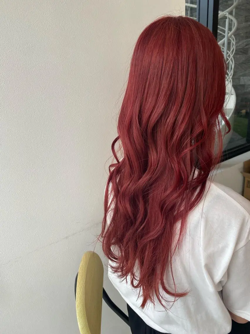 ロング カラー ハイトーンカラー オスズ 🎀´-のヘアスタイル