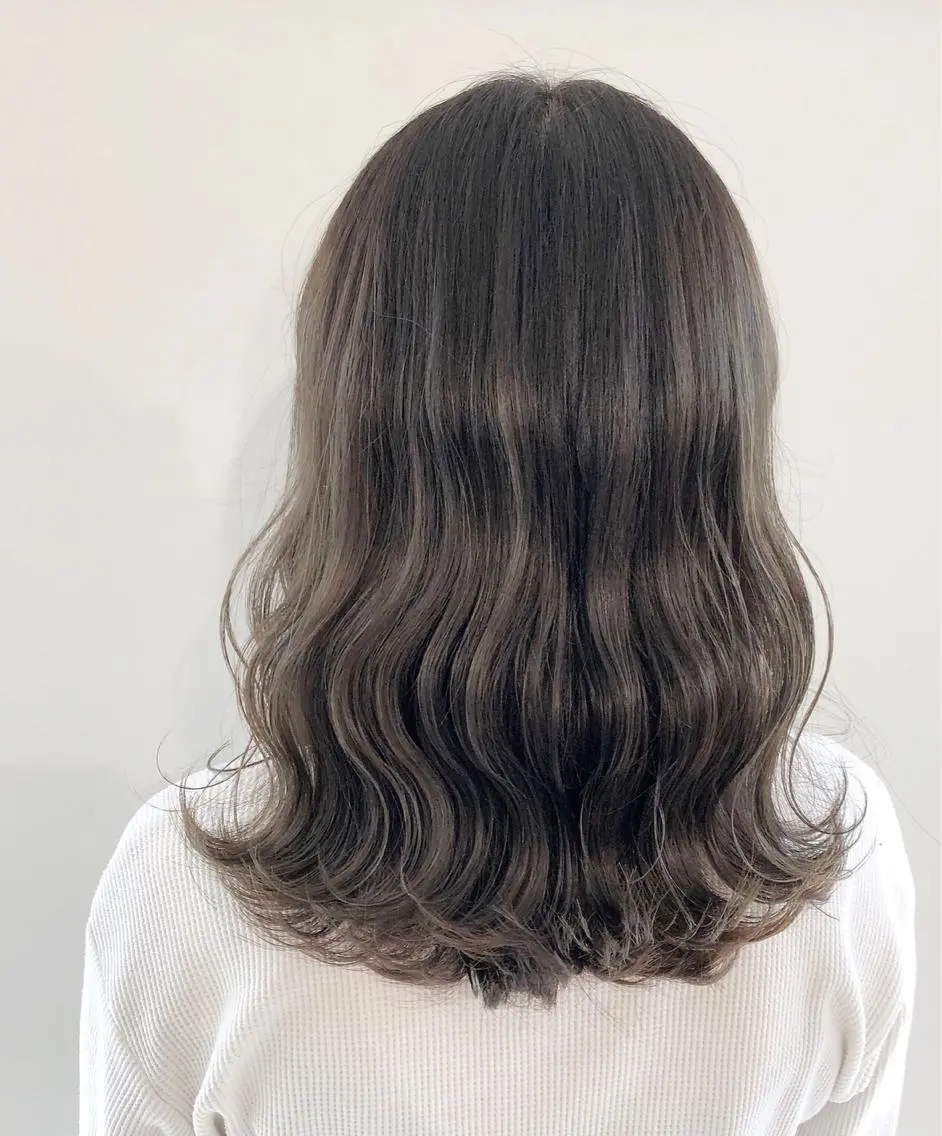 ミディアム カラー パーマ ヘアアレンジ メンズパーマの巨匠 鈴木純のヘアスタイル