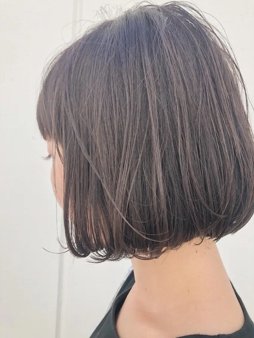 ショート カラー カット ヘアカラー パーマ ノグチ ユウキ/ボブのヘアスタイル