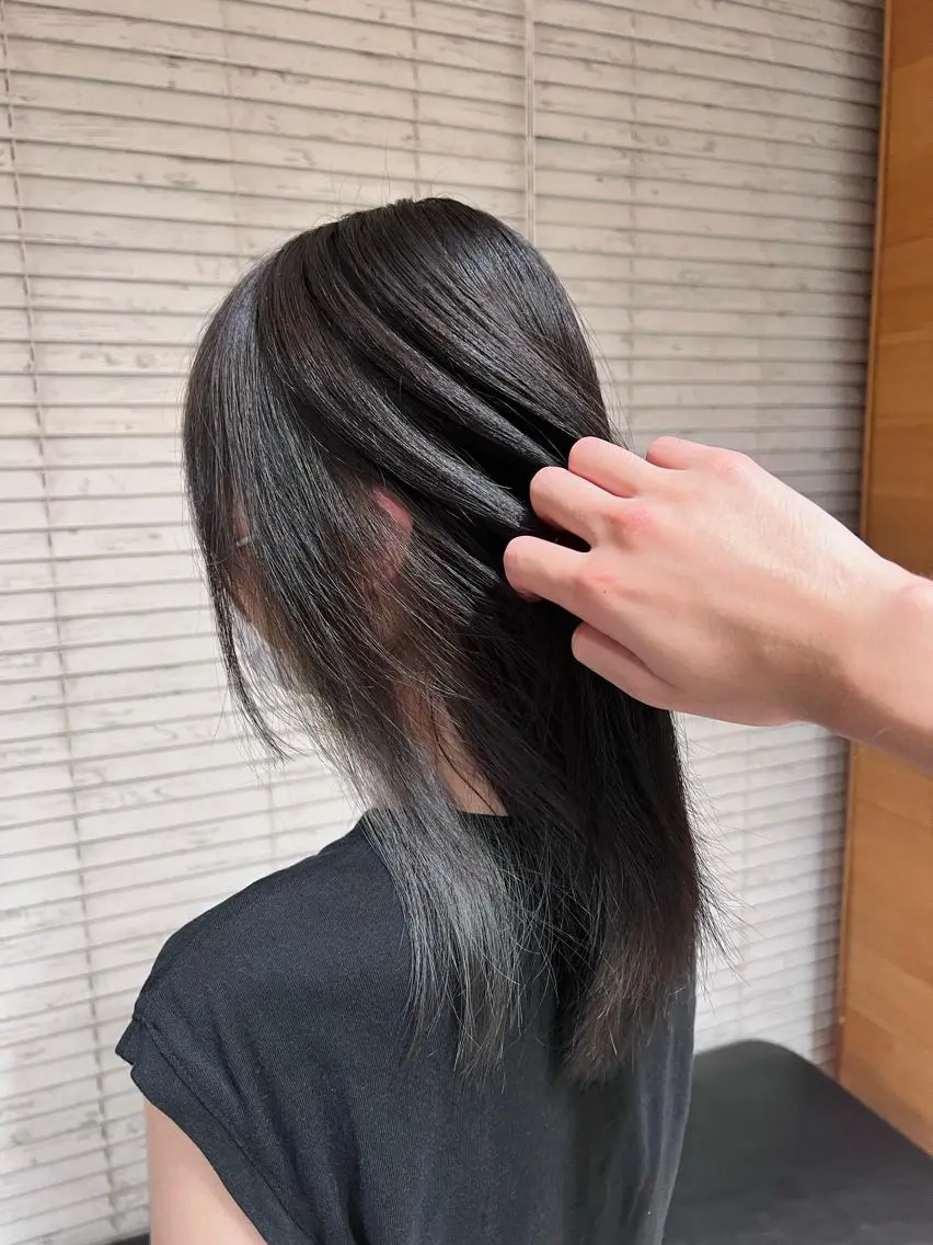 セミロング カラー 🔥メンズパーマ🔥 鈴木 翔斗のヘアスタイル