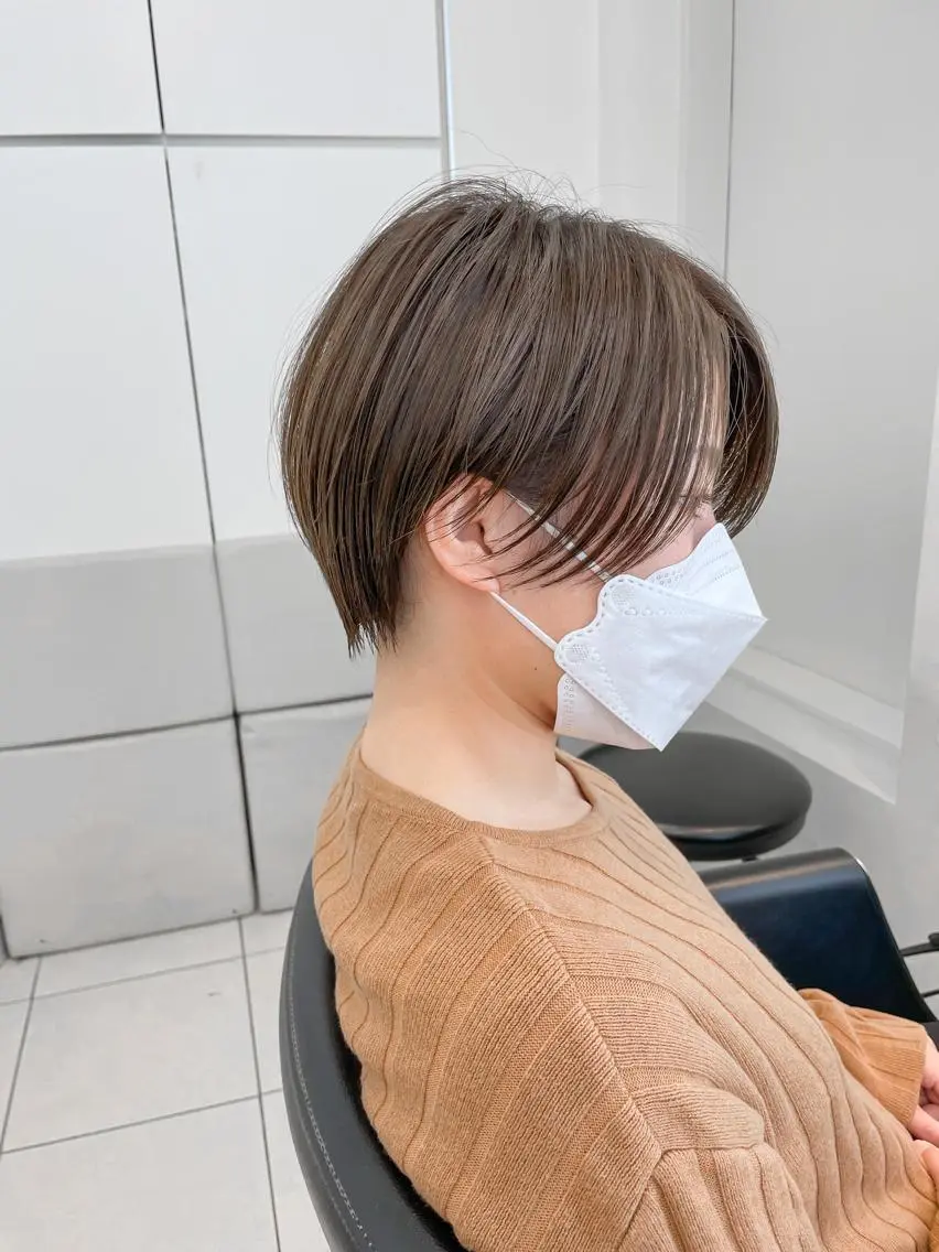 ショート クロスパーマ松永裕久 似合わせカットのヘアスタイル