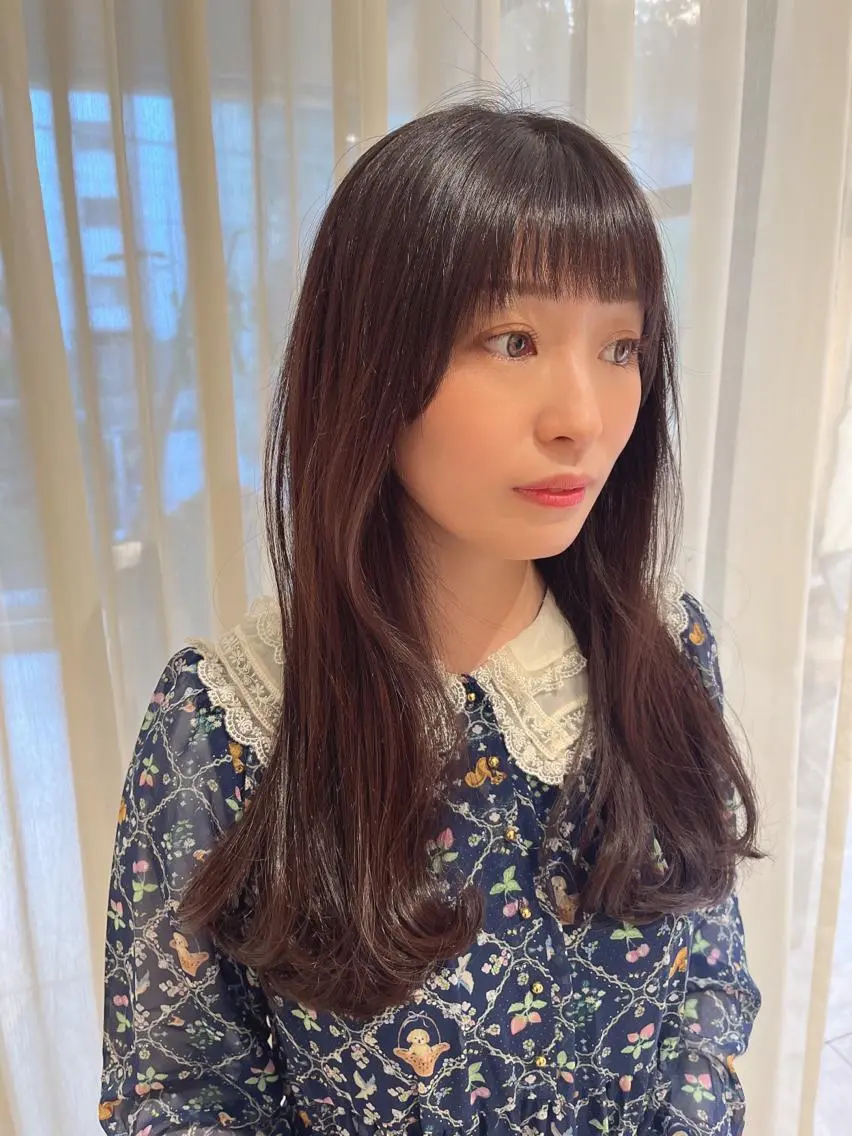 ロング カラー 似合わせカット🌷関 郁美🌷のヘアスタイル