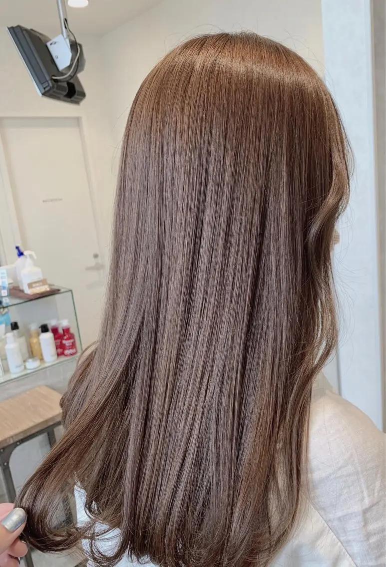 ロング カラー HAREru. モデル募集【戸塚】のヘアスタイル