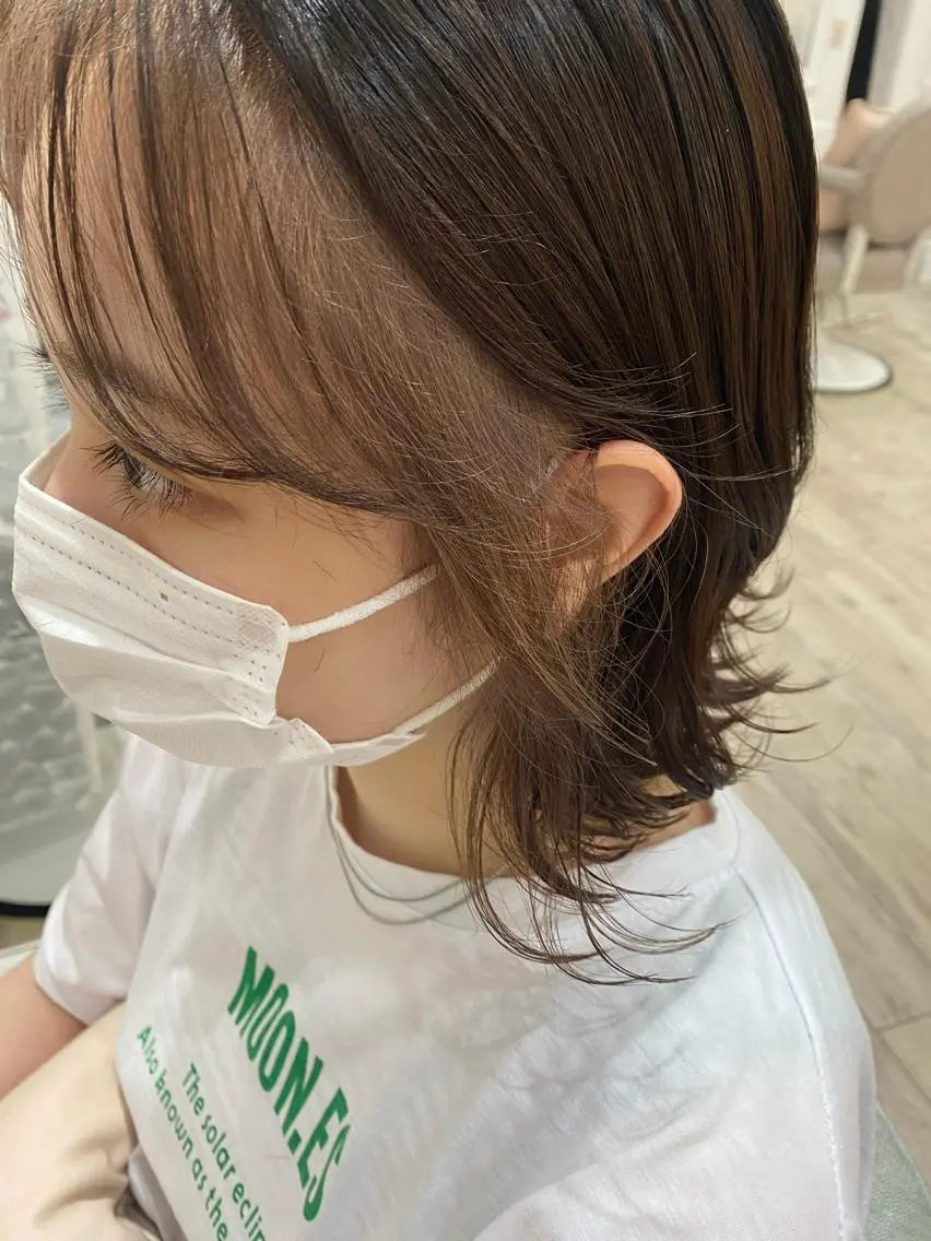 ミディアム カラー 髪質改善サロン🫧 戎谷栞菜のヘアスタイル
