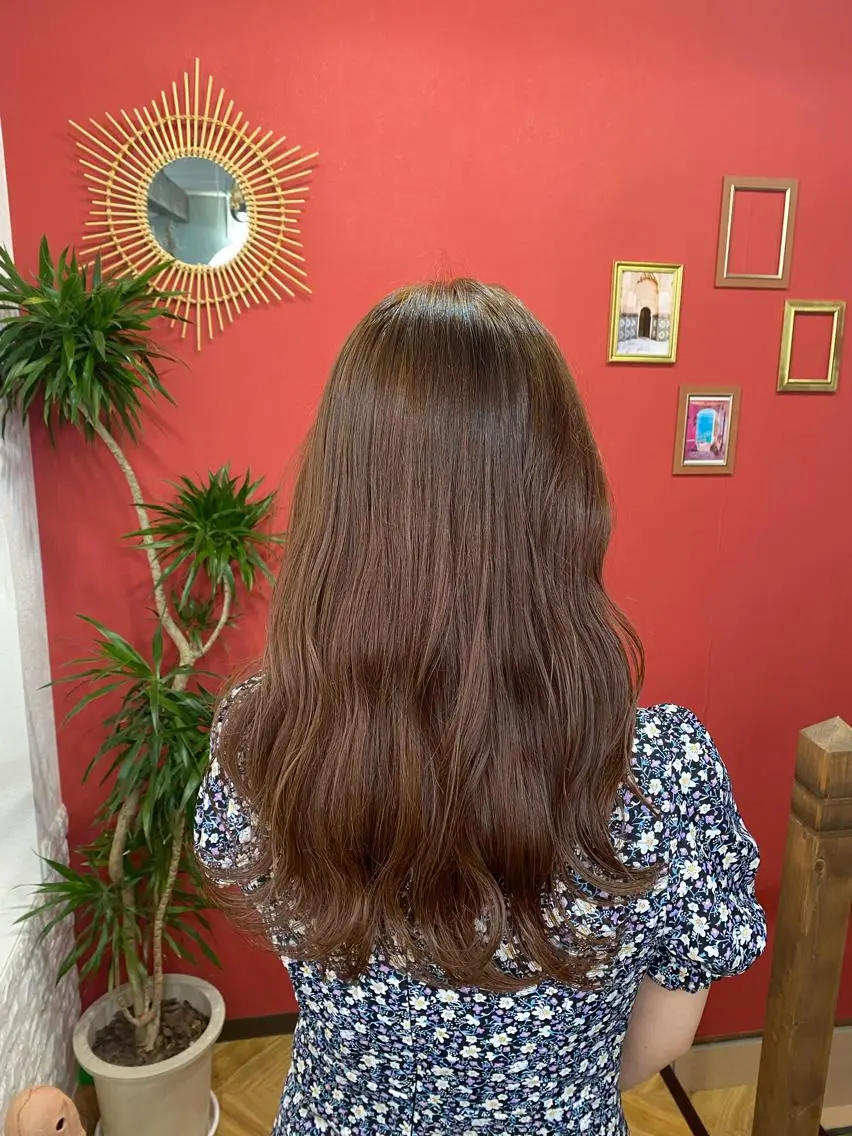 ロング 大久保 愛のヘアスタイル