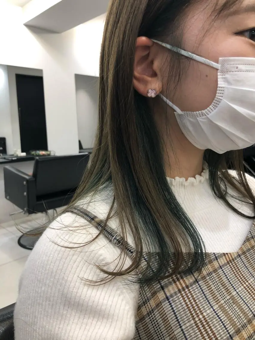 セミロング ヘアカラー トリートメント 縮毛矯正の達人 ☆ 松本のヘアスタイル