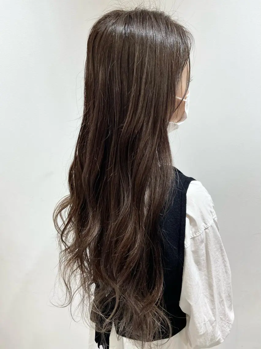 ロング カラー カット ヘアカラー トリートメント 🐺ウルフ/レイヤー 似合わせ‎🤍沙羅のヘアスタイル