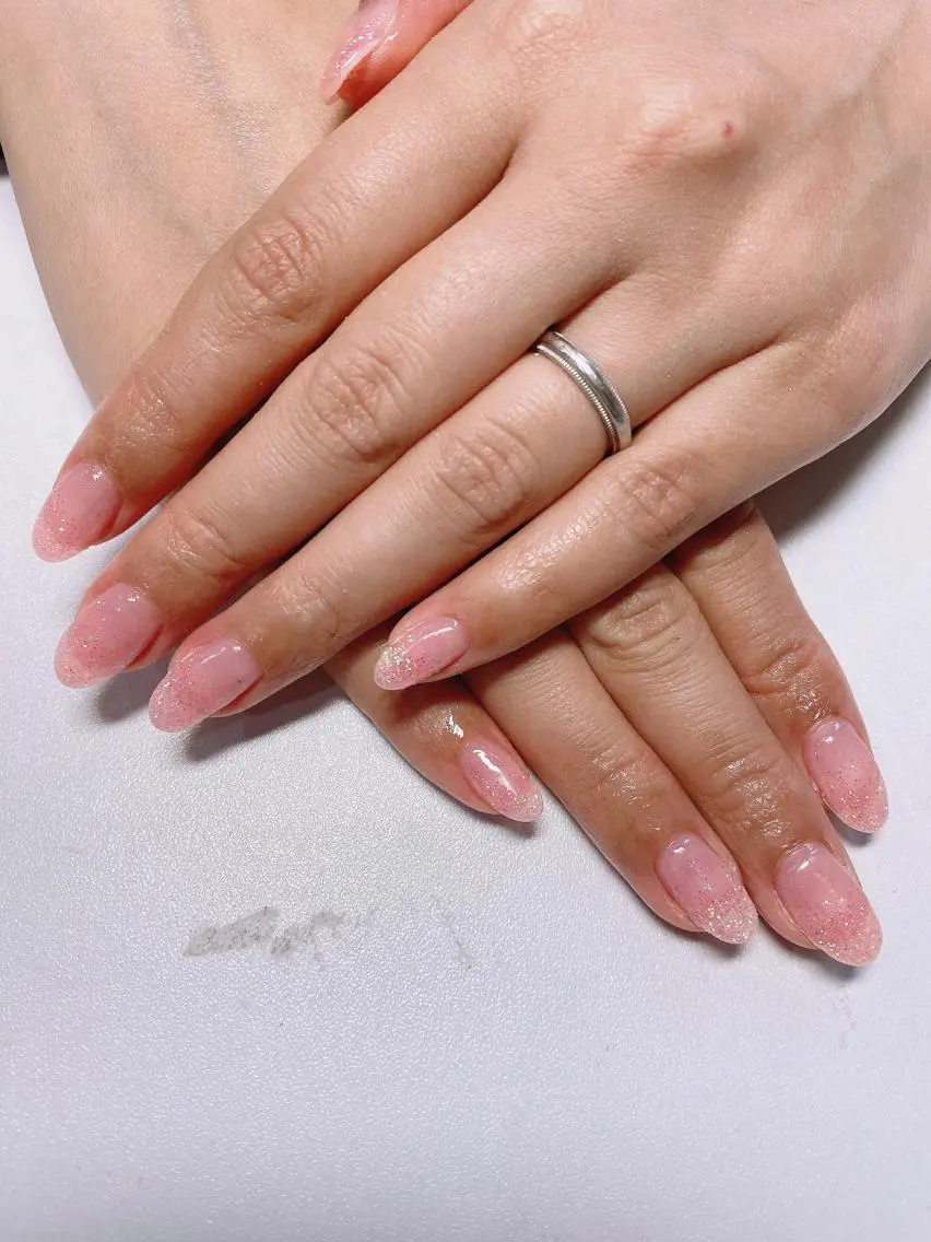ネイル ラメ(グリッター) ラメグラデーション 錦糸町 mi_nailのネイルデザイン