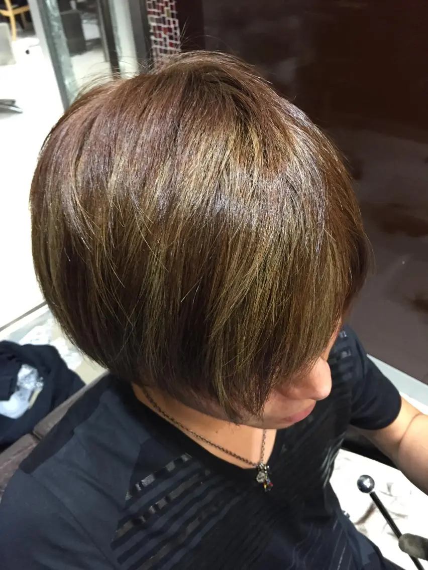 ショート メンズ アッシュ yui .のヘアスタイル
