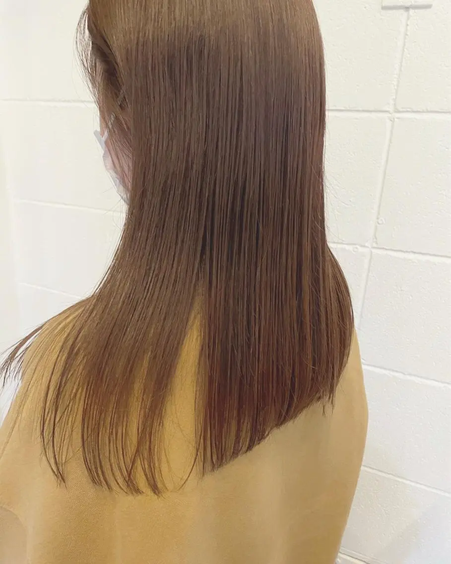 ロング ボブ レイヤーカット Eleanor梅田店 REMIのヘアスタイル