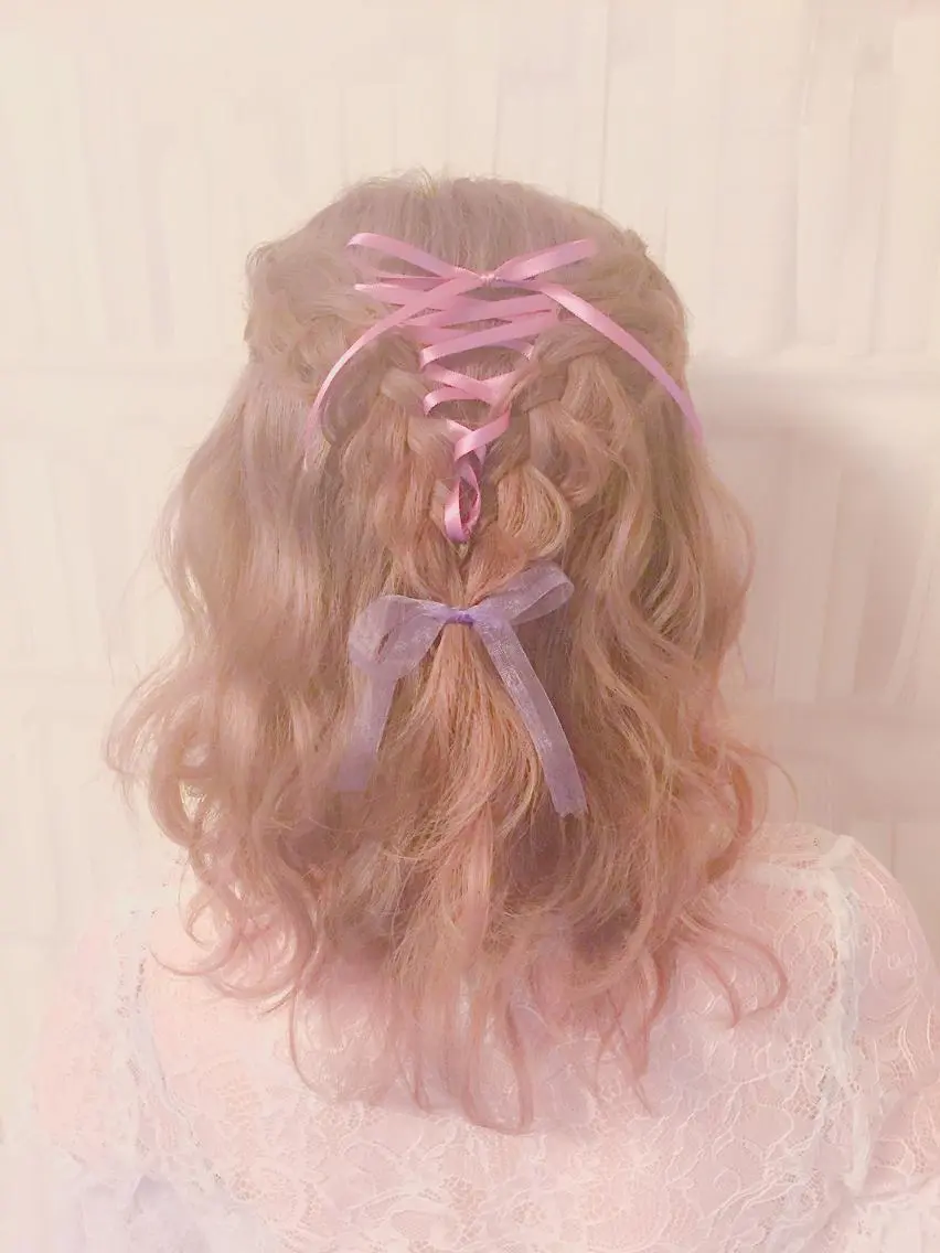 ミディアム ヘアアレンジ キッズ 錦糸町駅前サロン🎀 髪質改善千早のヘアスタイル