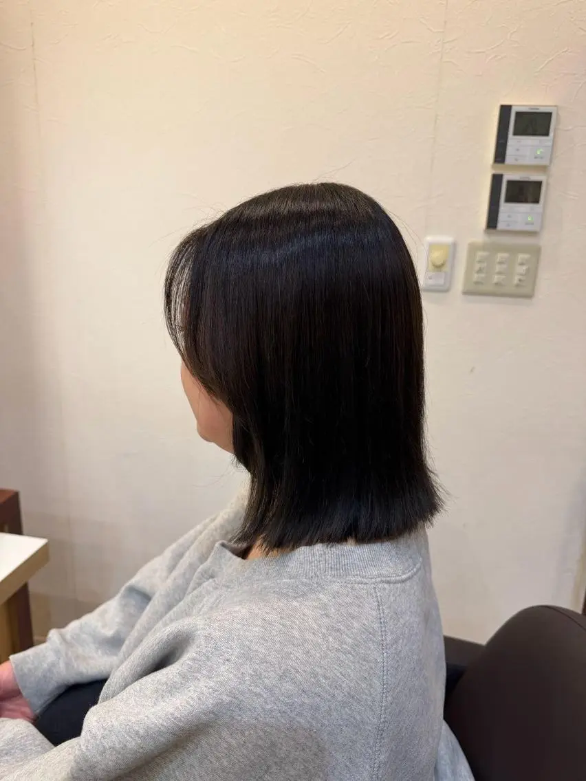 セミロング カラー レイヤー 髪質改善 fiti横須賀中央のヘアスタイル