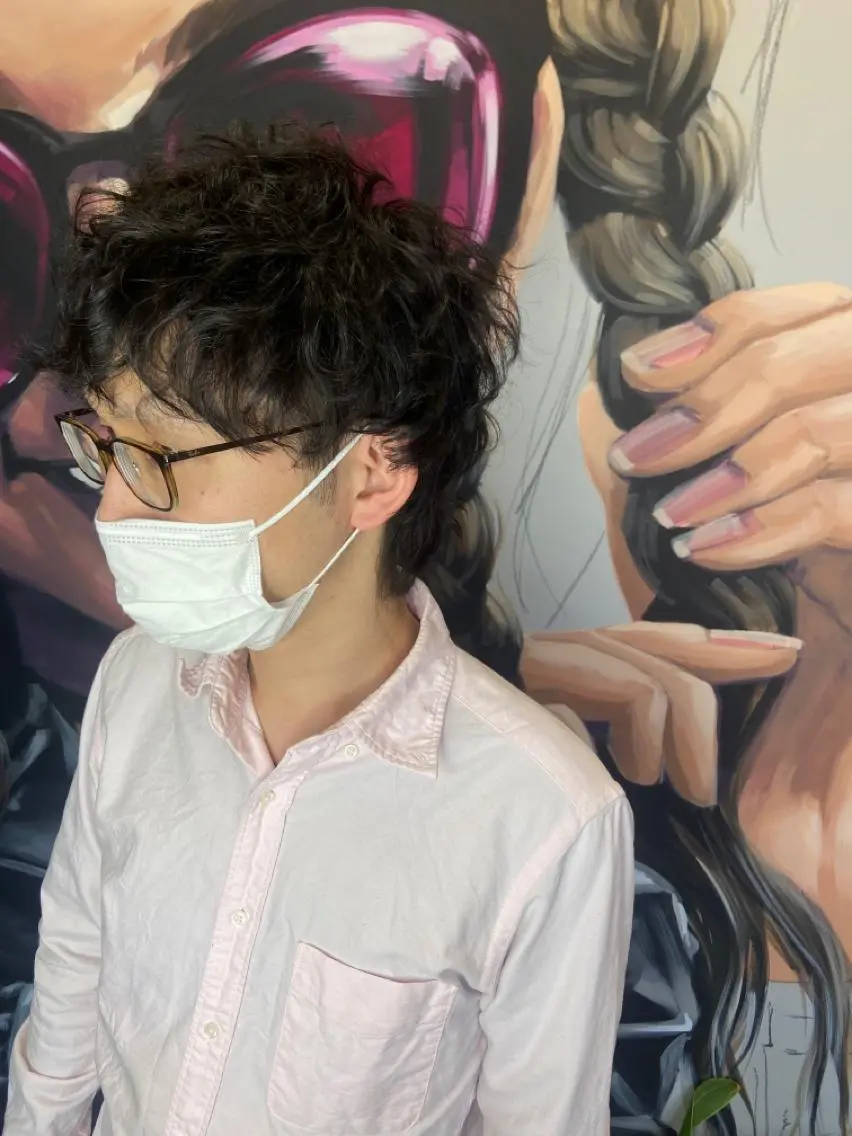 ショート カラー パーマ ヘアアレンジ メンズ キッズ ネイル マツエク・マツパ アイブロウ メンズパーマ アッシュ ベージュカラー 透明感カラー ミルクティーベージュ 久木原 ゆりのヘアスタイル