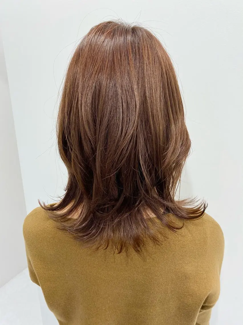 ミディアム カラー ヘアカラー トリートメント 三戸 修平のヘアスタイル