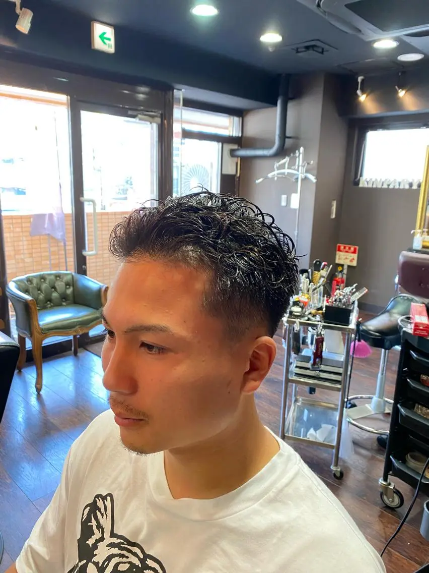 パーマ メンズ メンズパーマ メンズサロン AXLのヘアスタイル
