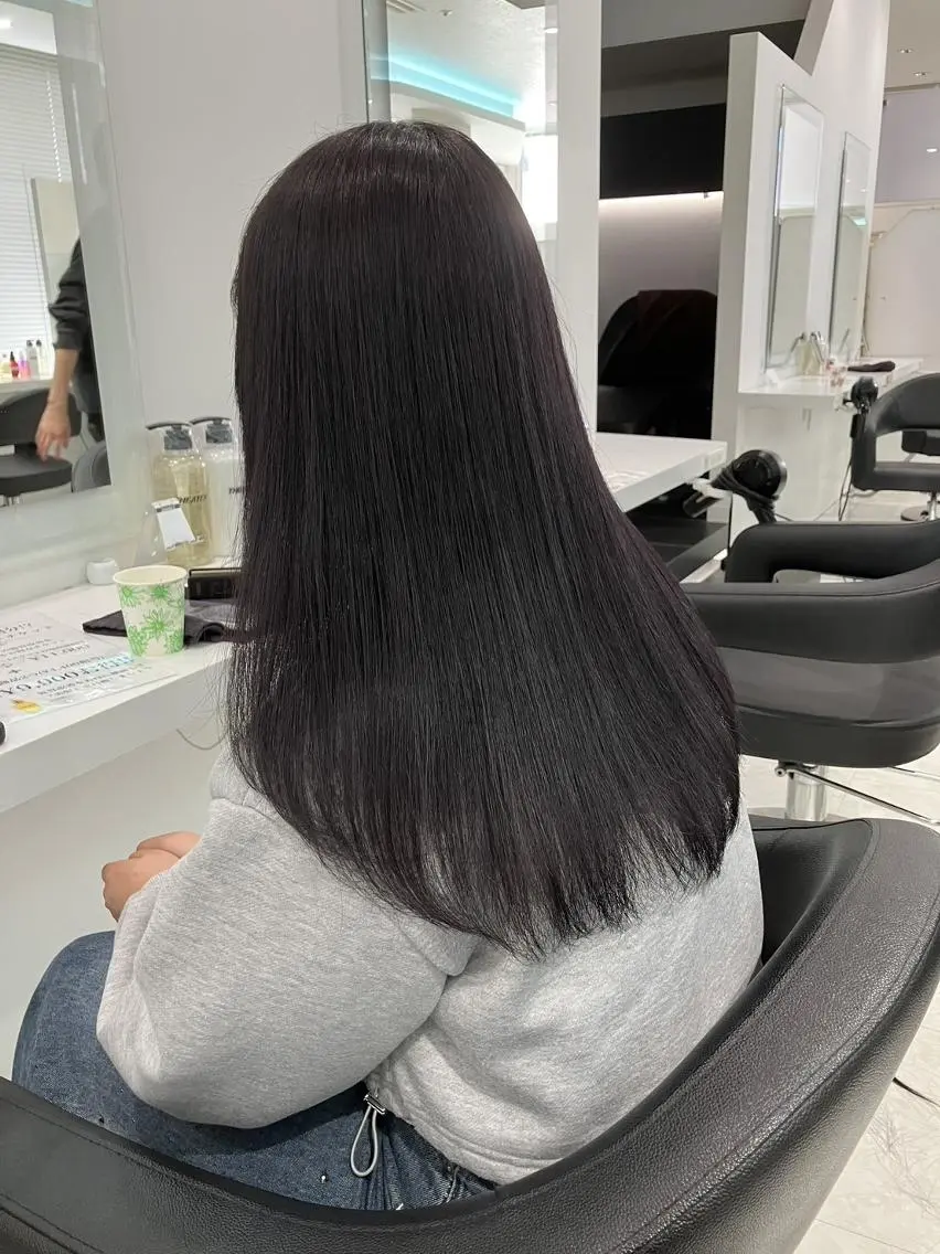 ロング カラー 💓色落ちまで綺麗な 垢抜けカラー💓のヘアスタイル