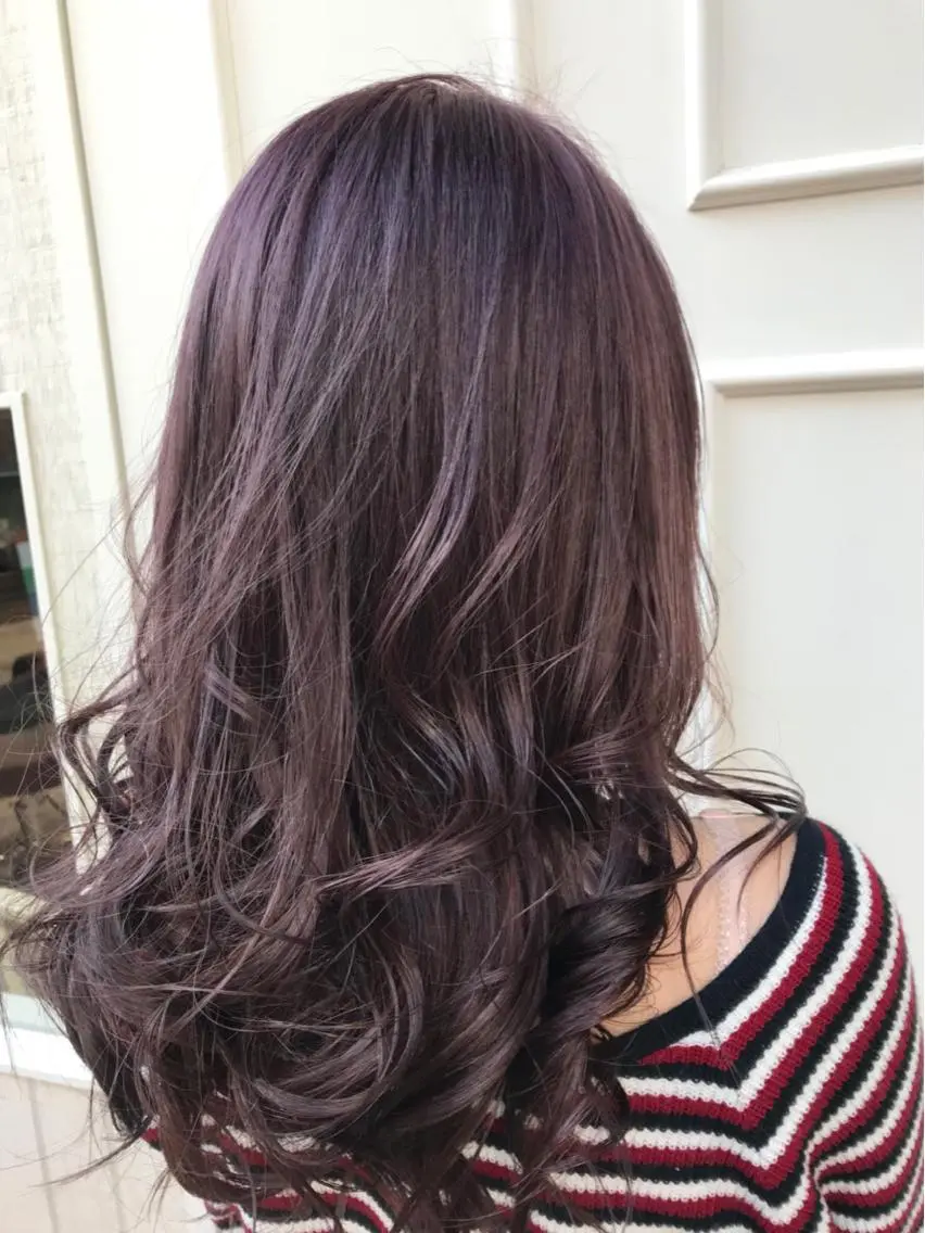 セミロング カラー ラベンダーカラー ラベンダーピンク ピンクカラー 🫟Blanco🫟 Color&Careのヘアスタイル