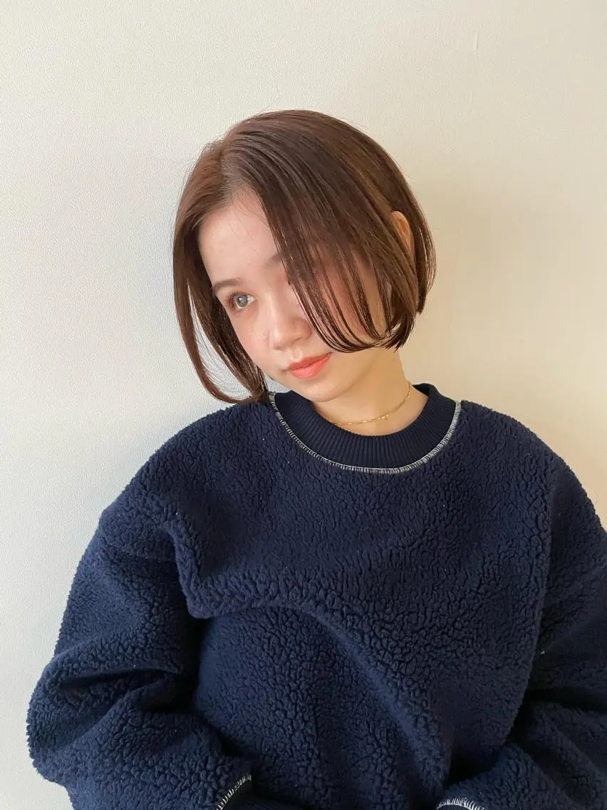 ショート カラー カット ヘアカラー なりたいが叶う ながしまじゅんきのヘアスタイル