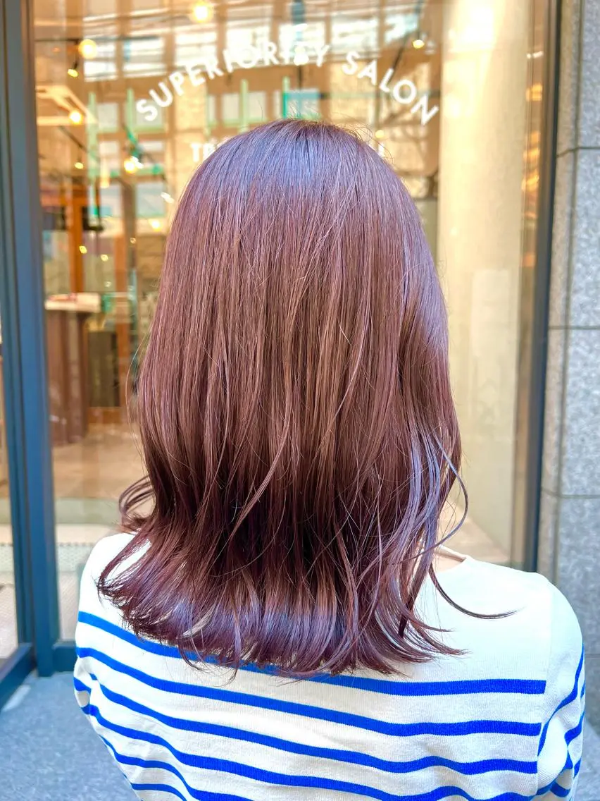 ミディアム カラー ヘアカラー トリートメント 酸性ストレート/ブリ ーチなし/中村 匠のヘアスタイル