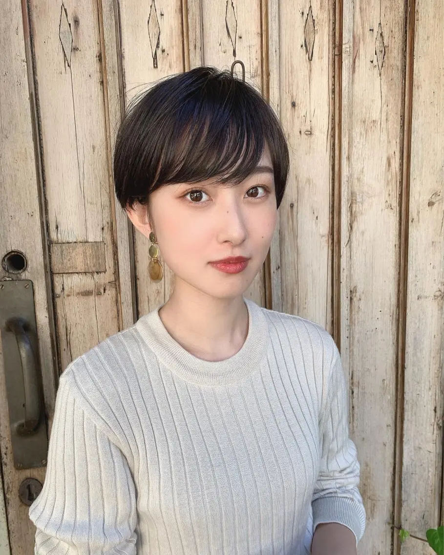 ショート ショートヘア レイヤー/縮毛矯正 髪質改善/e_kiのヘアスタイル