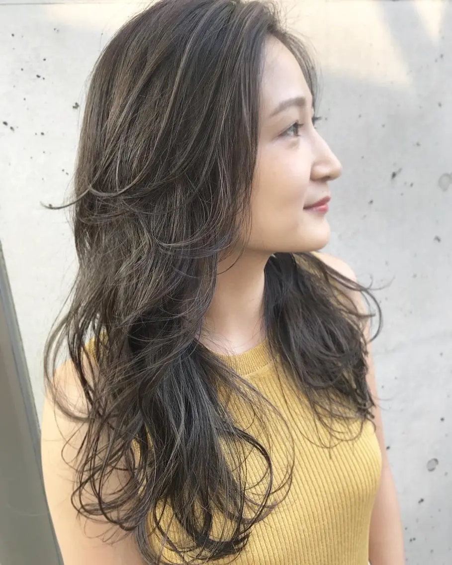 ロング 韓×中くびれヘア💋 髪質改善宇塚元哉💓のヘアスタイル