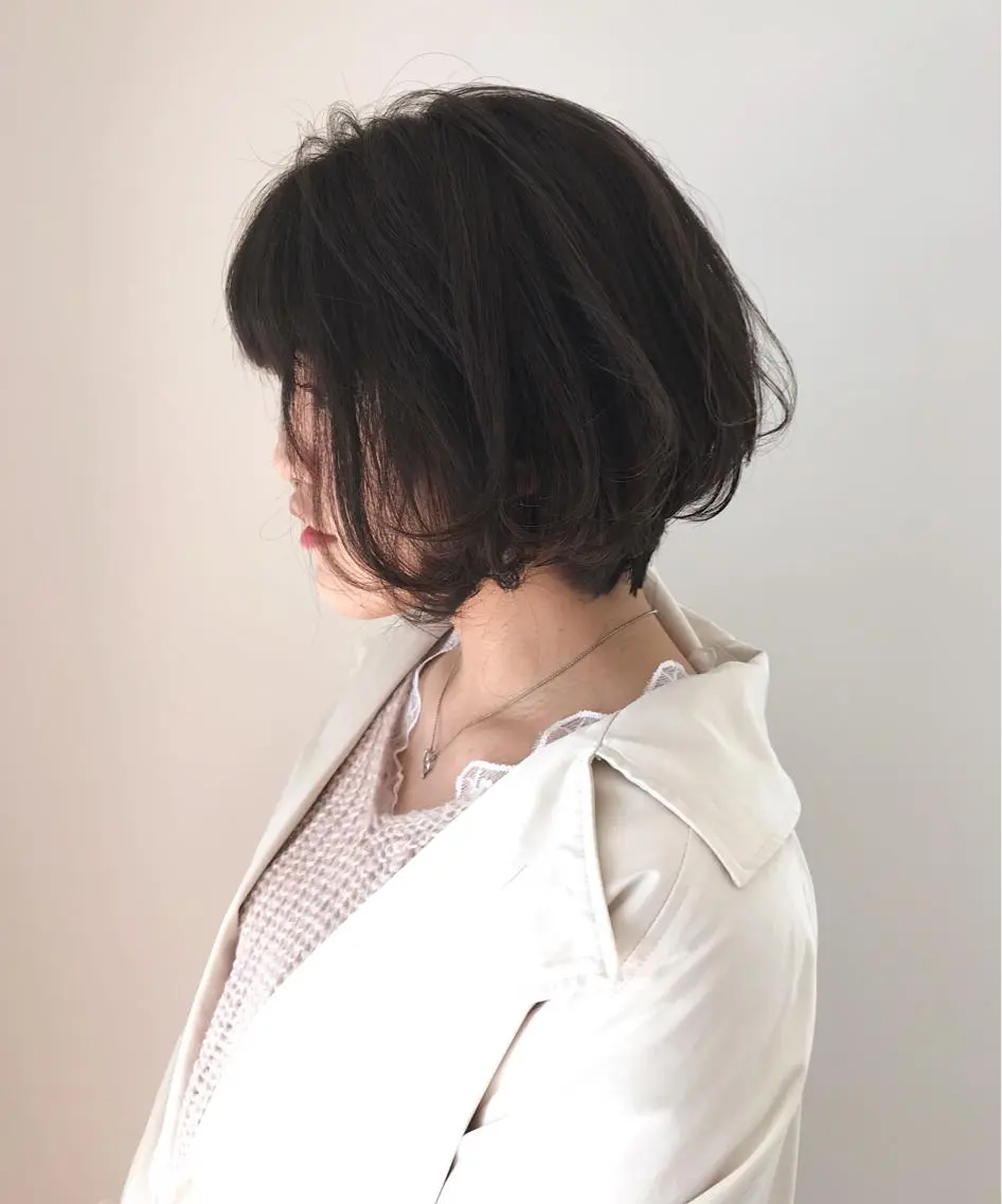 ショート ショートボブ ボブ ショートヘア 丹羽大喜 縮毛矯正/美髪矯正のヘアスタイル