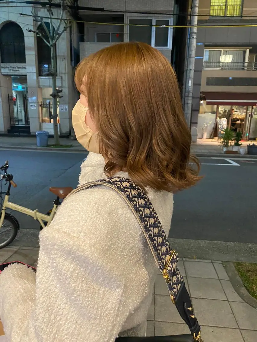 ショート カラー ヘアカラー 韓国好き🇰🇷 美容師MIKUのヘアスタイル
